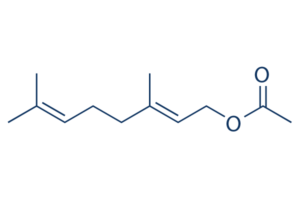 Geranyl acetate Chemical Structure
