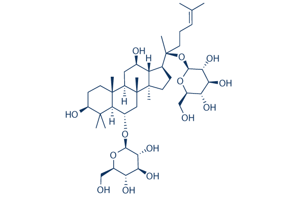 Ginsenoside Rg1 Chemical Structure