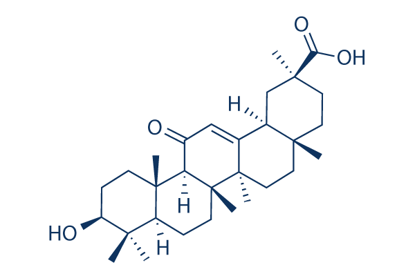 Glycyrrhetinic acid Chemical Structure