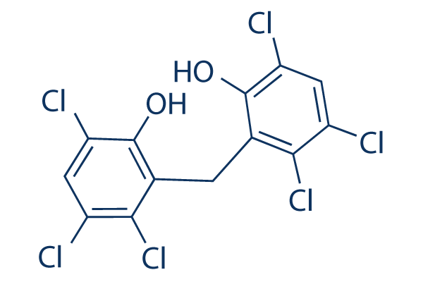 Hexachlorophene Chemical Structure