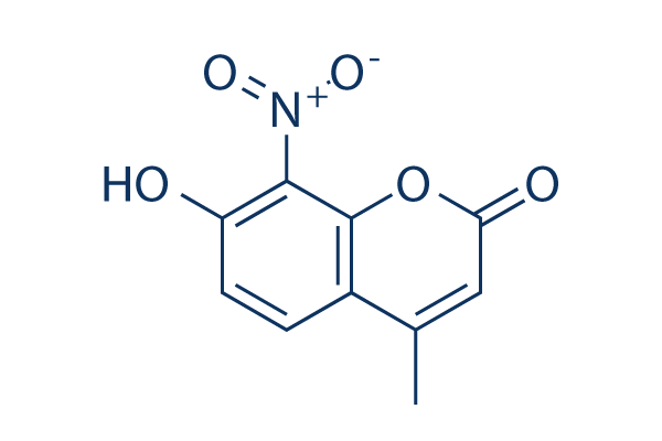 7-Hydroxy-4-methyl-8-nitrocoumarin Chemical Structure
