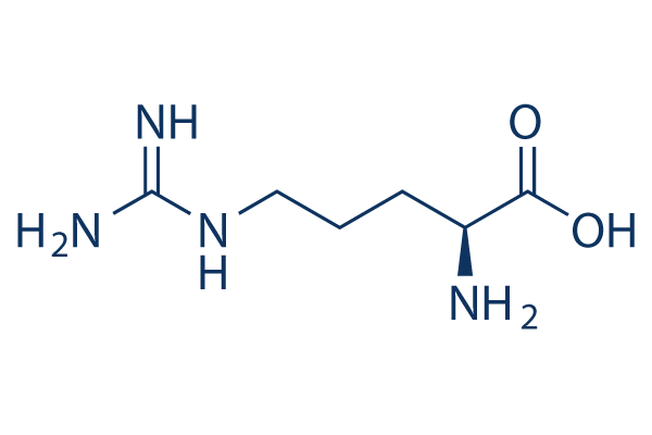 L-arginine Chemical Structure