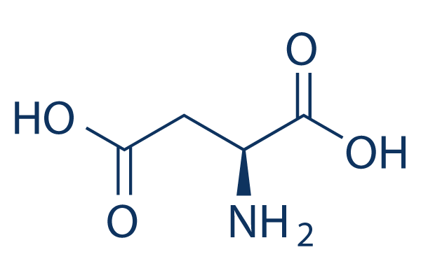 L-aspartic Acid Chemical Structure