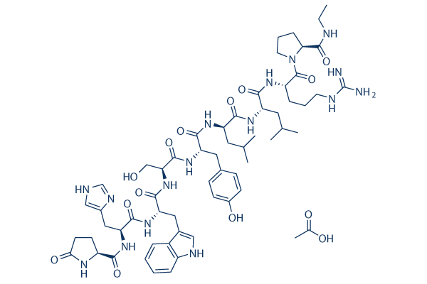 Leuprolide Acetate Chemical Structure