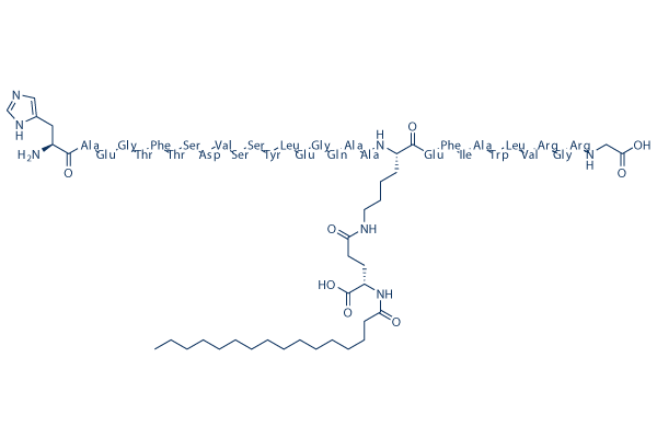 Liraglutide (NN2211) Chemical Structure
