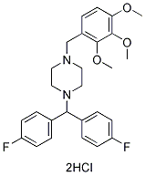 Lomerizine 2HCl Chemical Structure