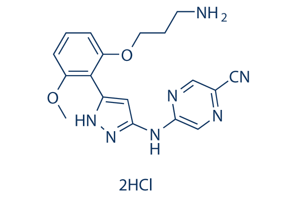 Prexasertib HCl (LY2606368) Chemical Structure