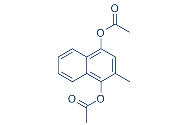 Menadiol Diacetate Chemical Structure
