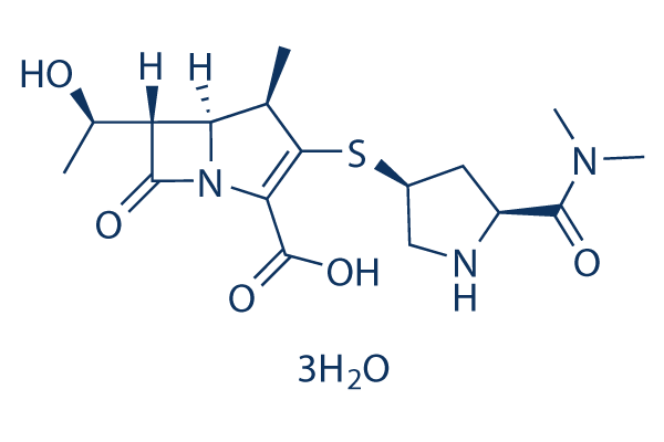 Meropenem Trihydrate Chemical Structure