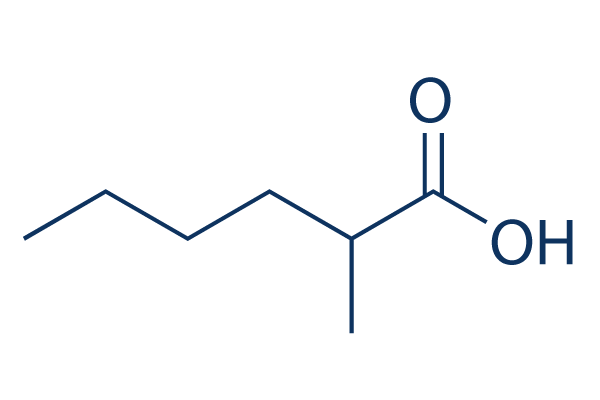 2-Methylhexanoic acid Chemical Structure