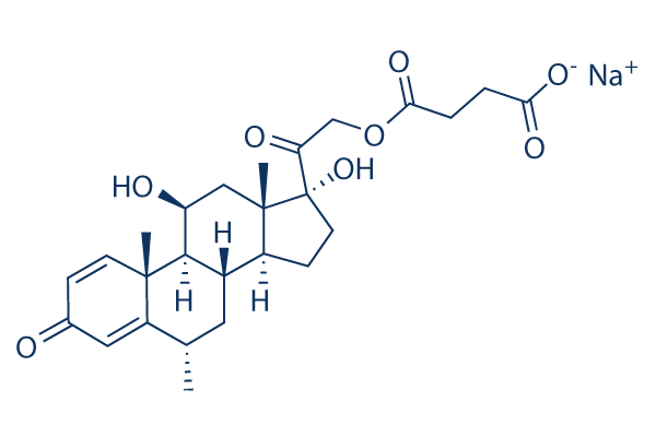 Methylprednisolone sodium succinate Chemical Structure