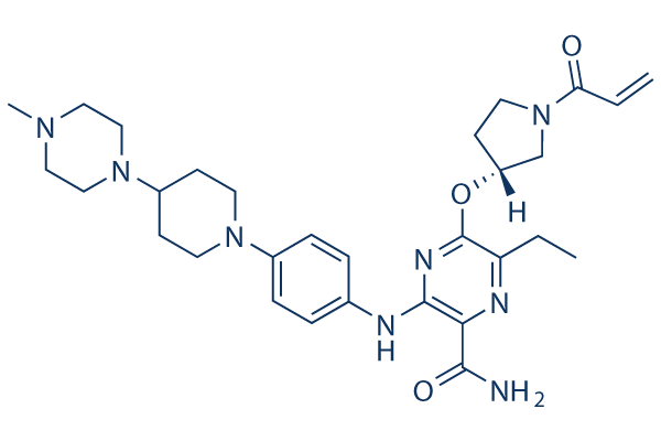 Naquotinib(ASP8273) Chemical Structure