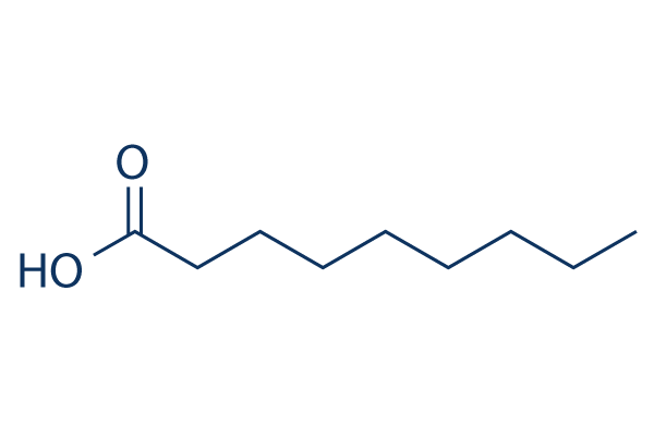 Nonanoic acid Chemical Structure
