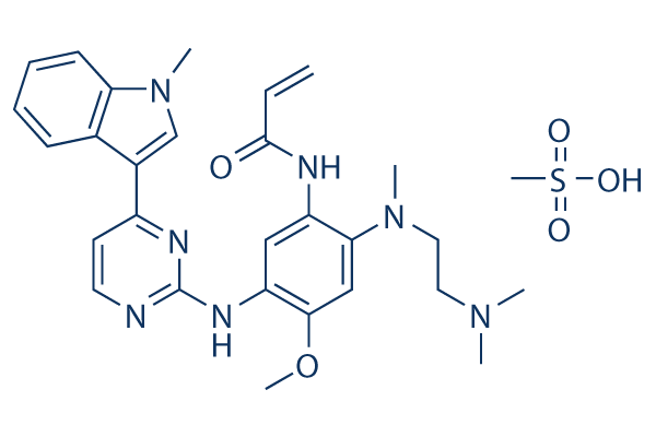 Osimertinib mesylate Chemical Structure
