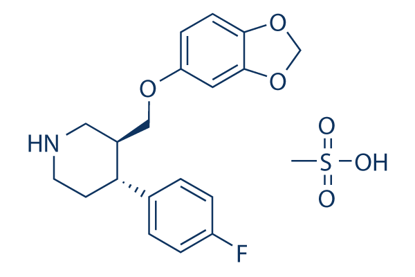 Paroxetine mesylate Chemical Structure