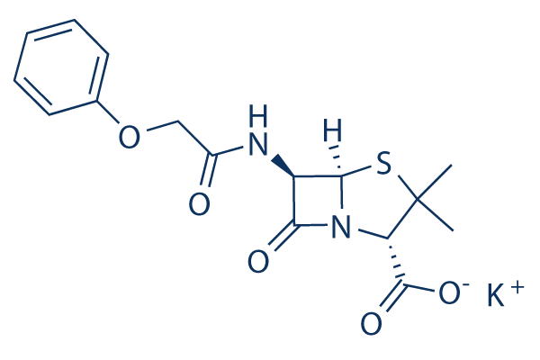 Penicillin V potassium salt Chemical Structure