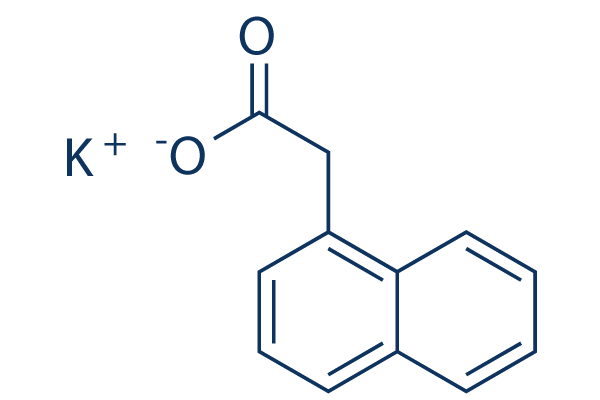 Potassium 1-Naphthaleneacetate Chemical Structure
