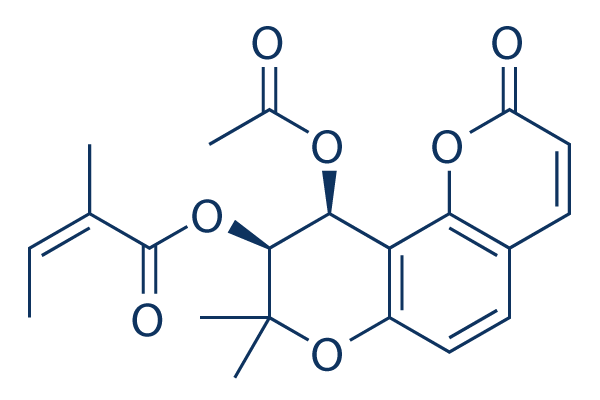 (+)-Praeruptorin A Chemical Structure