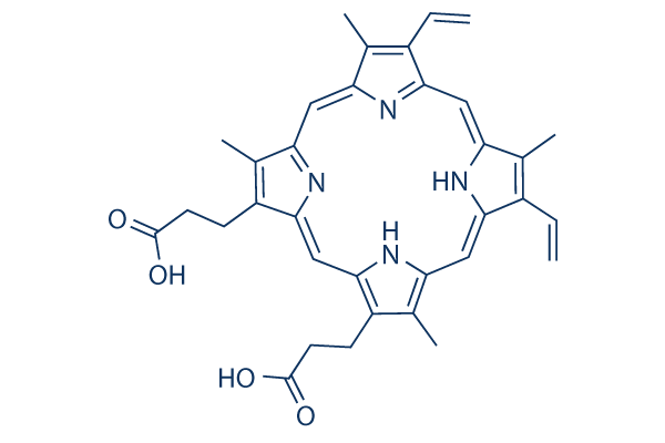 Protoporphyrin IX Chemical Structure