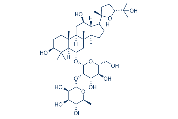 Pseudoginsenoside F11 Chemical Structure
