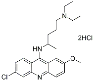 Quinacrine 2HCl Chemical Structure