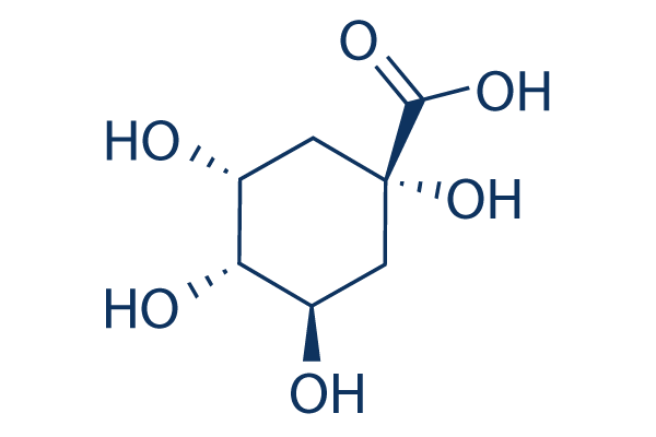 Quinic acid Chemical Structure