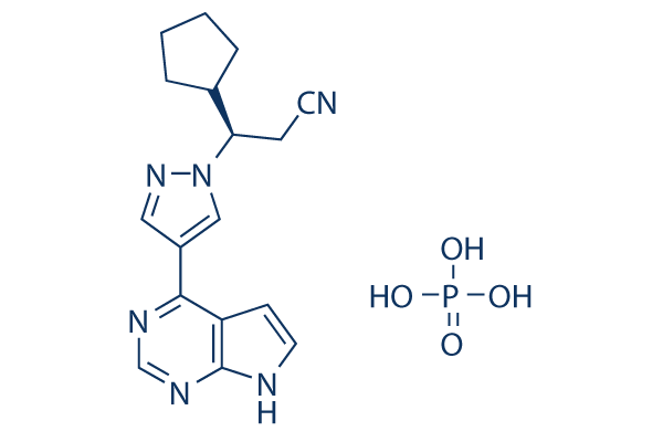Ruxolitinib Phosphate Chemical Structure