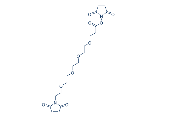 Mal-​PEG4-​NHS ester Chemical Structure