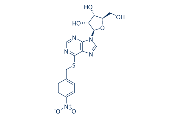 NBMPR (S-(4-Nitrobenzyl)-6-thioinosine) Chemical Structure