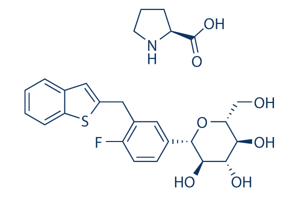 Ipragliflozin L-Proline Chemical Structure