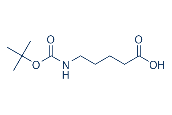5-Boc-amino-pentanoic acid Chemical Structure