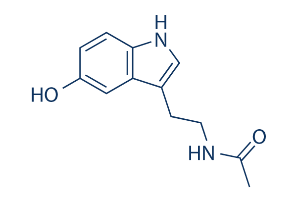 N-Acetyl-5-hydroxytryptamine Chemical Structure