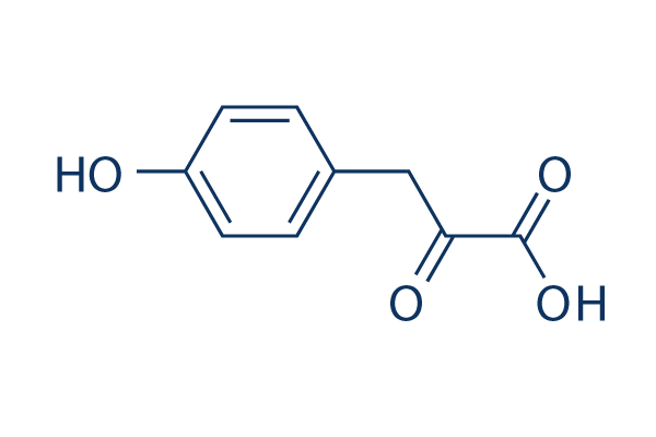 4-Hydroxyphenylpyruvic acid Chemical Structure