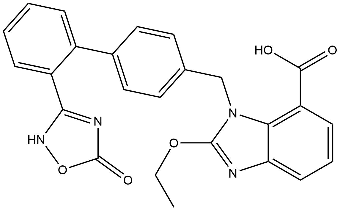 Azilsartan Chemical Structure