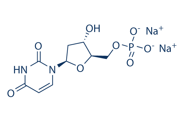 2'-Deoxyuridine 5'-monophosphate disodium salt Chemical Structure