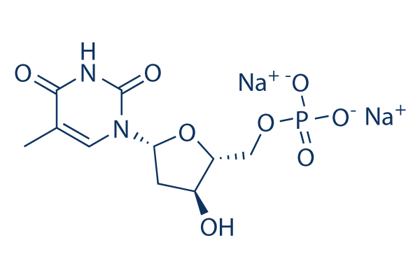 Thymidine 5'-monophosphate disodium salt Chemical Structure