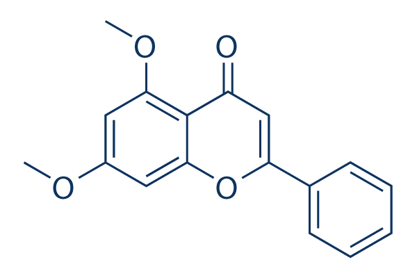 5,7-Dimethoxyflavone Chemical Structure