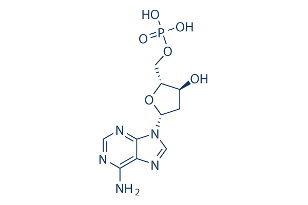 2'-Deoxyadenosine 5'-monophosphate Chemical Structure