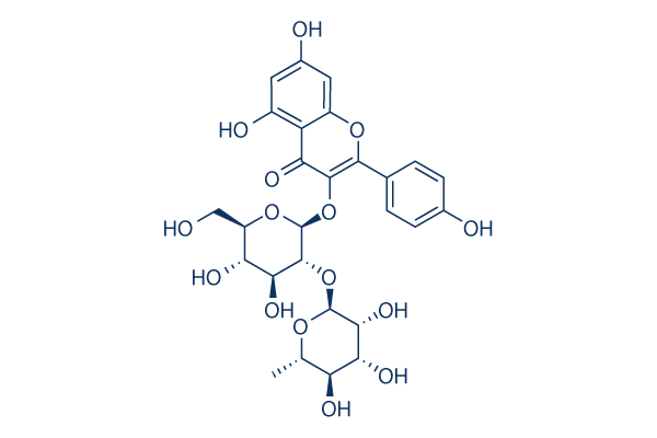 Kaempferol-3-O-neohesperidoside Chemical Structure