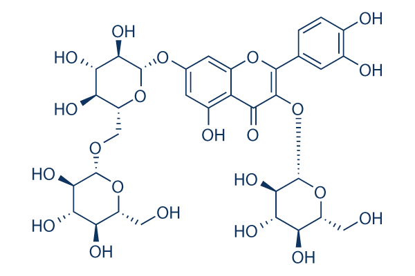 Quercetin 3-O-β-D-glucose-7-O-β-D-gentiobioside Chemical Structure