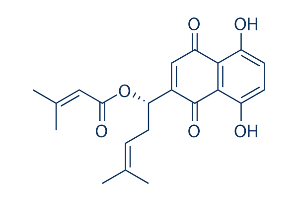 β,β-dimethyl-acryl-alkannin Chemical Structure