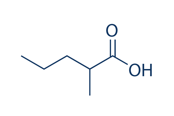 2-Methylpentanoic acid Chemical Structure