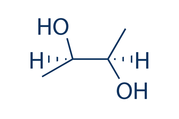 (2R,3R)-(-)-2,3-Butanediol Chemical Structure