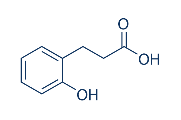 3-(2-Hydroxyphenyl)propionic acid Chemical Structure