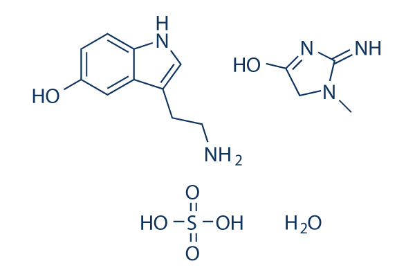Serotonin creatinine sulfate monohydrate Chemical Structure