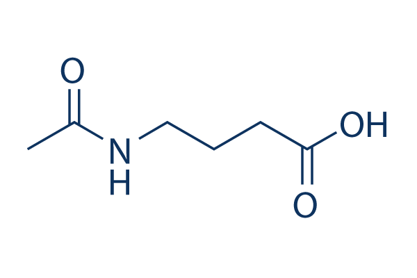 4-Acetamidobutyric acid Chemical Structure