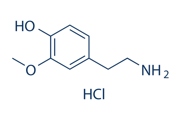 3-Methoxytyramine hydrochloride Chemical Structure