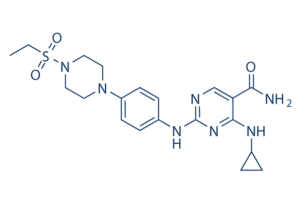 Cerdulatinib (PRT062070) Chemical Structure
