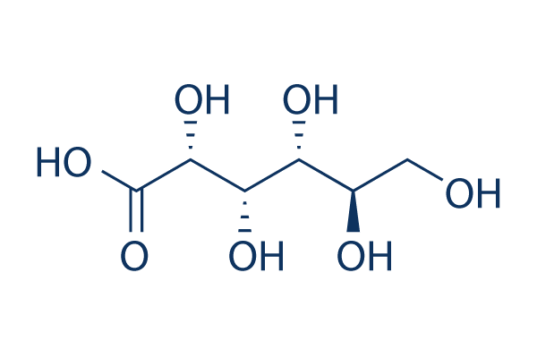 D-Gluconic acid Chemical Structure