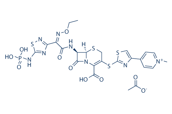 Ceftaroline Fosamil Chemical Structure